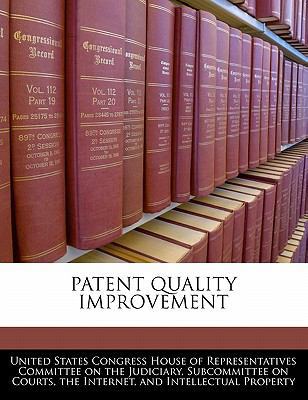 Patent Quality Improvement 124048514X Book Cover