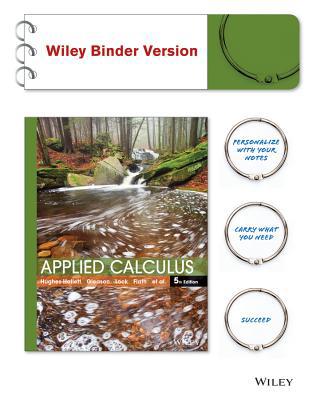 Applied Calculus 5E WileyPLUS with Loose-Leaf P... 1118865774 Book Cover