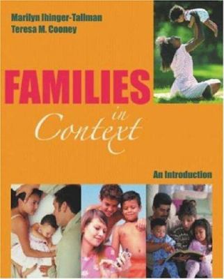 Families In Context: An Introduction 1931719071 Book Cover