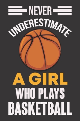 Never Underestimate a Girl Who Plays Basketball... 1652102825 Book Cover