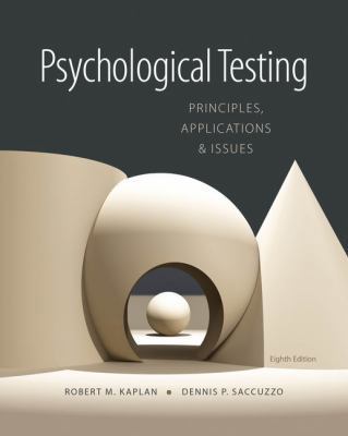 Psychological Testing: Principles, Applications... 1133492010 Book Cover