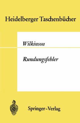 Rundungsfehler [German] 3540045422 Book Cover