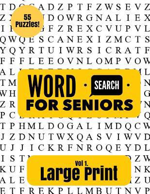 Large Print Word Search for Seniors [Large Print] 154637907X Book Cover