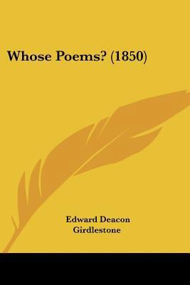 Whose Poems? (1850) 1120956579 Book Cover