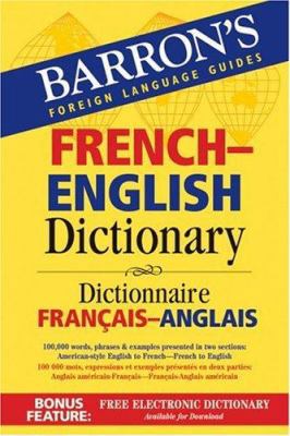 Barron's French-English Dictionary: Dictionnair... B007CSLLYW Book Cover