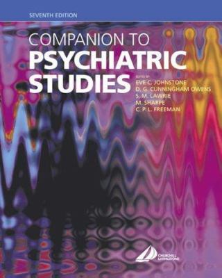 Companion to Psychiatric Studies (MRCPsy Study ... 0443072639 Book Cover