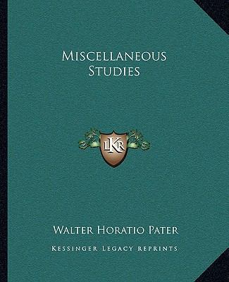 Miscellaneous Studies 1162674156 Book Cover