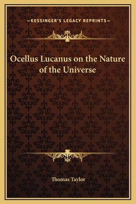 Ocellus Lucanus on the Nature of the Universe 1169243126 Book Cover