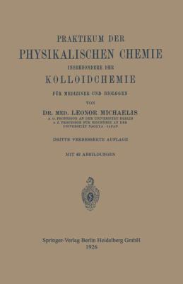 Praktikum Der Physikalischen Chemie Insbesonder... [German] 3662355558 Book Cover