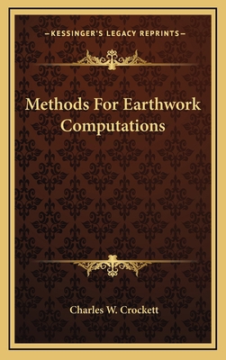 Methods for Earthwork Computations 1163831220 Book Cover