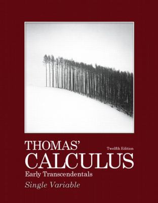 Thomas' Calculus: Early Transcendentals, Single... 0321628837 Book Cover