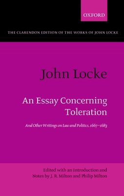 John Locke: An Essay concerning Toleration: And... 0199575738 Book Cover