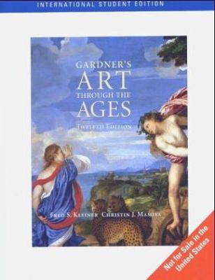 Gardner's Art Through the Ages - Twelfth Edition 0534641245 Book Cover
