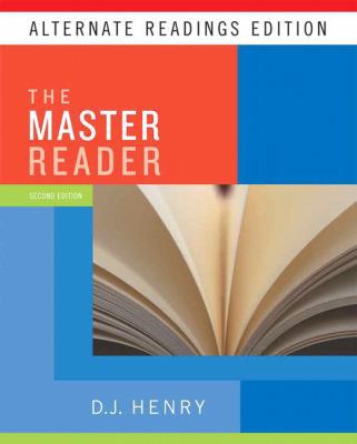 The Master Reader: Alternate Reading Edition 0205737137 Book Cover
