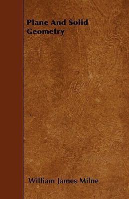Plane And Solid Geometry 1445540436 Book Cover