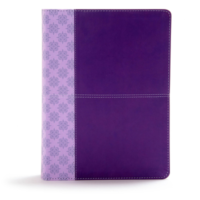 CSB Study Bible, Purple Leathertouch: Faithful ... 1433648016 Book Cover