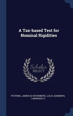 A Tax-based Test for Nominal Rigidities 1340312352 Book Cover