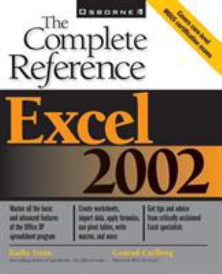 Excel 2002 0072132450 Book Cover