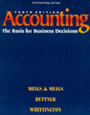 Accounting the Basis for Business Decisions 0071145052 Book Cover