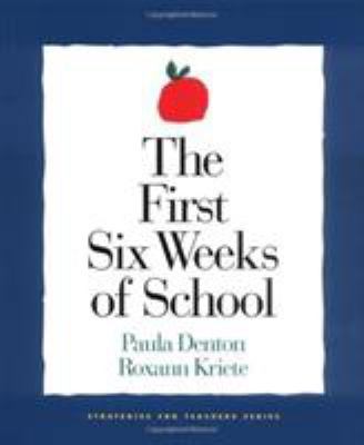 First Six Weeks of School,The 1892989042 Book Cover