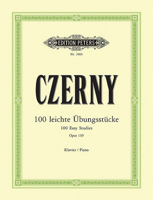 100 Easy Studies Op. 139 for Piano B007NWP0NU Book Cover