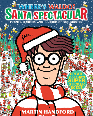 Where's Waldo? Santa Spectacular: (A Christmas-... 0763661597 Book Cover