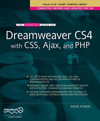The Essential Guide to Dreamweaver Cs4 with Css... 1430216107 Book Cover