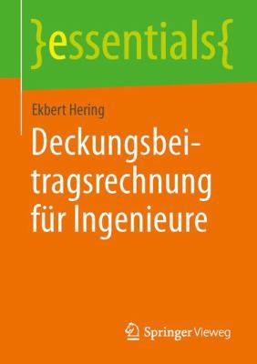 Deckungsbeitragsrechnung Für Ingenieure [German] 3658048549 Book Cover