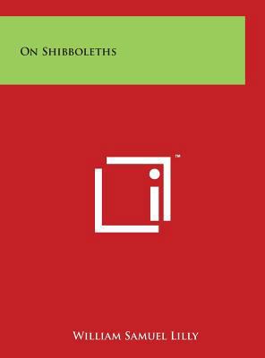 On Shibboleths 1497918170 Book Cover
