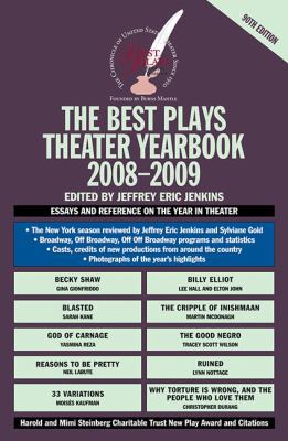 Hardcover The Best Plays Theater Yearbook 2008-2009 Book