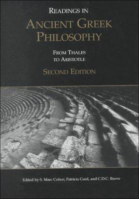 Readings in Ancient Greek Philosophy: From Thal... 087220538X Book Cover