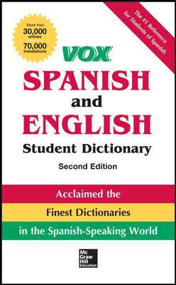 Vox Spanish and English Student Dictionary 0071814515 Book Cover
