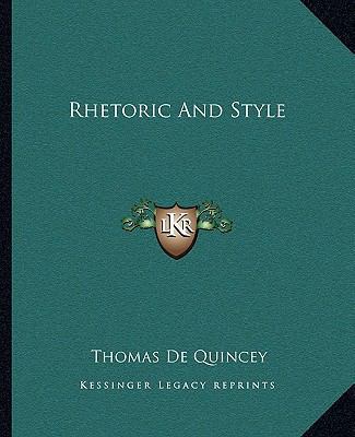 Rhetoric And Style 1162682108 Book Cover