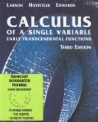 Calculus of a Single Variable: Early Transcende... 0618223088 Book Cover