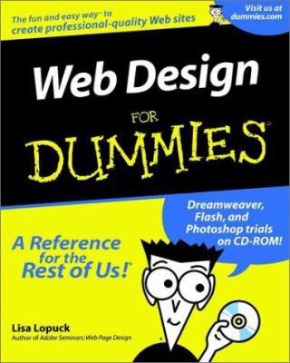 Web Design for Dummies [With CDROM] 0764508237 Book Cover