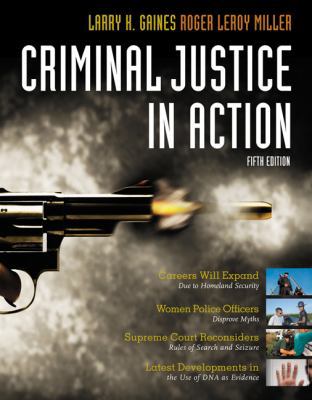 Criminal Justice in Action 0495505455 Book Cover