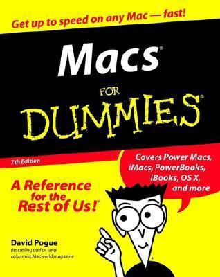 Macs For Dummies 0764507036 Book Cover