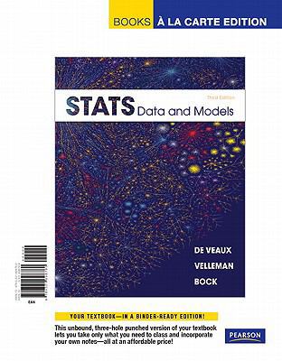 Stats: Data and Models, Books a la Carte Editio... B0073RB9HQ Book Cover