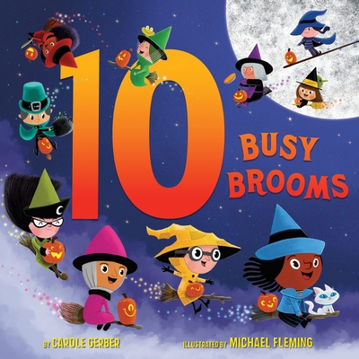 10 Busy Brooms 055353341X Book Cover