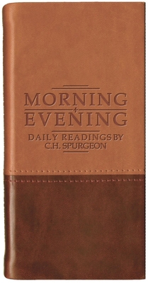 Morning and Evening - Matt Tan/Burgundy: Daily ... 1845500156 Book Cover