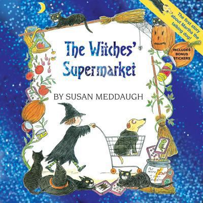 The Witches' Supermarket with Stickers 0544323580 Book Cover