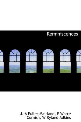 Reminiscences 1115996592 Book Cover