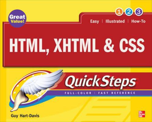 Html, XHTML & CSS Quicksteps 0071633170 Book Cover