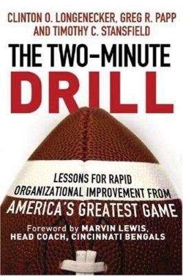 The Two Minute Drill: Lessons for Rapid Organiz... 0787994901 Book Cover