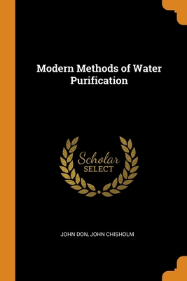 Modern Methods of Water Purification 0344103668 Book Cover