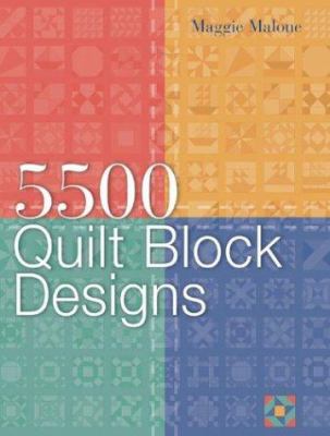 5,500 Quilt Block Designs 0806977493 Book Cover