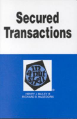 Secured Transactions in a Nutshell 0314238174 Book Cover