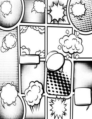 Blank Comic Book For Kids: Draw Your Own Comics - 110 Pages of Fun and Unique Templates - A Large 8.5" x 11" Notebook and Sketchbook for Kids and Adults to Unleash Creativity B083XVGTRB Book Cover