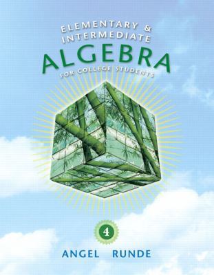 Elementary & Intermediate Algebra for College S... 0321620925 Book Cover