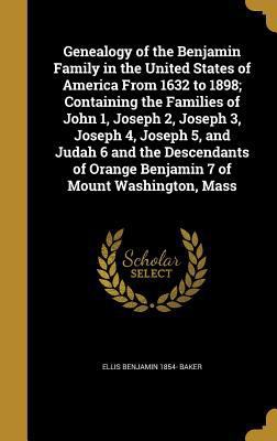 Genealogy of the Benjamin Family in the United ... 136228534X Book Cover